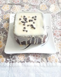 کیک یخچالی با فیلینگ موز