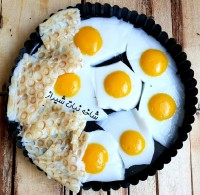 ژله نیمرو و نان