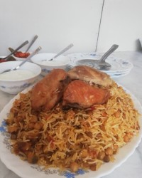 برنج مخلوط با سبزیجات