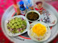 خورش کرفس با مرغ