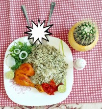 شوید پلو با مرغ پاپی جون قبول کن