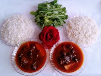 خورشت گوشت وآلو