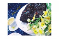 کیک خیس شکلاتی♡