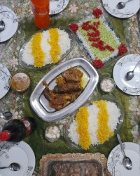 چلو ماهیچه و گردن گوسفندی
