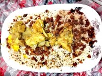 مفتح با عدس پلو