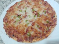 پیتزا مرغ و کالباس