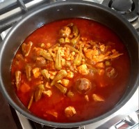 خورشت قیمه بامیه