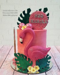 کیک خامه ای فلامینگو