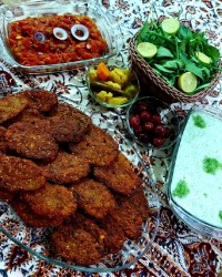 کباب شامی کنجدی