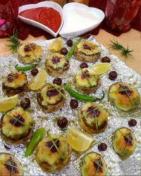 قارچ شکم پر پنیری