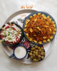 لـوبیـا پـلو قـــرار مـعـنــوے