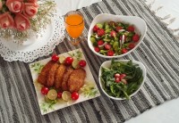 کتلت گوشت بدون تخم مرغ