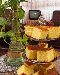 کیک خونگی بارانا پز