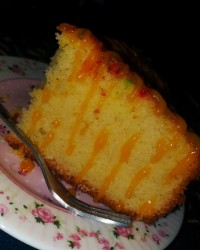 کیک پرتقال و نارگیل