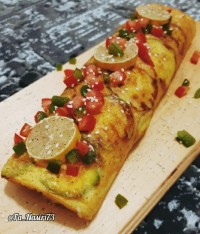 رول تخم مرغ و کدو