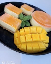 چیز کیک انبه