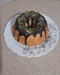 کیک وانیل ساده