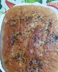 نون تابه ای با خمیر نانوایی