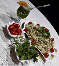 پاستای لیمویی با مرغ