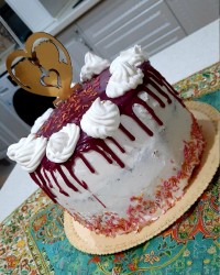 کیک شیفون موکا سالگردازدواجمون