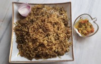 باقالی پلو با گوشت چرخکرده