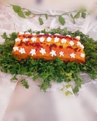 کیک مرغ متفاوت (قرار پاپیونی با مصی عزیز)