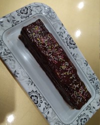 کیک یخجالی یا کیک موزاییکی