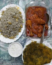 باقالی پلوبامرغ