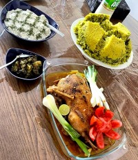 باقالی پلو خروس محلی جاتون خالی همراهان عزیزم