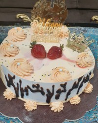 کیک تولدم بماند به یادگار ??