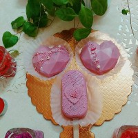 پاپسیکلز شکلاتی توت فرنگی