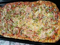 پیتزای مخصوص خونگی