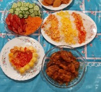 غذای امروز ناهار خورش مرغ خوشمزه