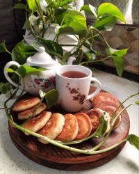 کیک قاشقی موزی