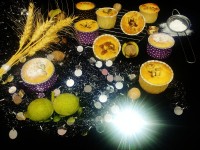 کاپ کیک مربایی و مغزیجات