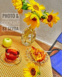 کیک برگردان هلو ورق بزنید عزیزان