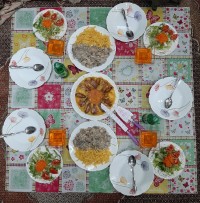 ته اندازمرغ بهمراه چیکن استروگانف