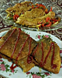 ماهی سوخاری و شنسل بوقلمون