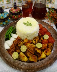 جوجه کباب تابه ای
