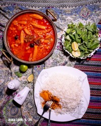 خورشت بامیه