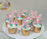 کاپ کیک خامه ای