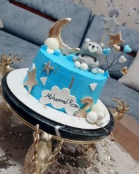 کیک تولد اسفنجی