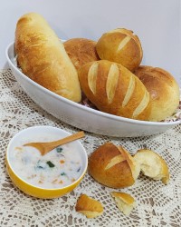 نان فانتزی و سوپ سفید