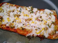 پیتزای تابه ای خودم پز