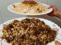 عدس پلو با کوفته قلقلی