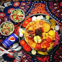 مقلوبه مرغ