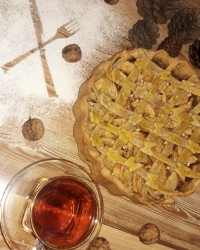 تارت سیب و دارچین