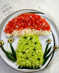 سالاد شیرازی جینگول