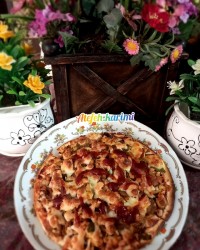 پیتزا مرغ و سبزیجات