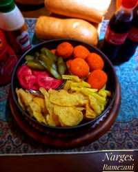 ناگت مرغ پنیری